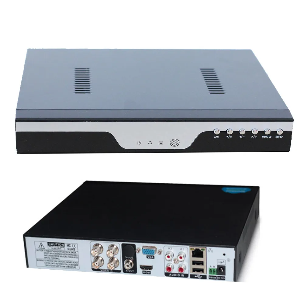 4 Channel 1080N CCTV dvr XM H.264/H.265 AHD TVI CVI CVBS IP input 5 in 1 Hybrid digital video recorder xvr