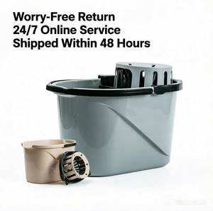 Juego de fregona de microfibra de acero manos libres con plato autoescurridor, cubo basculante y 2 cabezales de fregona, diseño duradero para el <span class=keywords><strong>hogar</strong></span> - Product Image 2