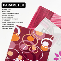 Linoleum-Bodenpreise Filzrücken PVC-Vinyl-Rollenbodenbelag Holzdesign