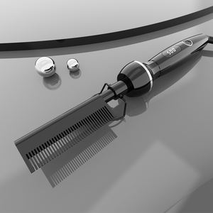 批量供应非洲头发用500 °F高热热发梳-液晶显示器和防烫伤盖 - Product Image 1