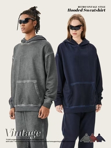 Felpe con Cappuccio Ricamate Personalizzate 420g in 55 Colori, Unisex, Stile Streetwear, Magliette Casual Sportive da <span class=keywords><strong>Uomo</strong></span> - Product Image 3