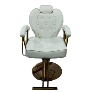 Sillón de Salón de Belleza Reclinable, Ajustable en Altura, de Cuero Sintético Resistente, para Barbería y Salón de Belleza - Product Image 5