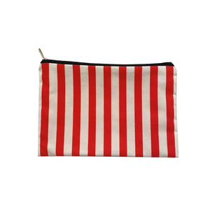 Kids <strong>Travel</strong> Cosmetic <strong>Organiser</strong> <strong>Bags</strong> Cute Striped Oem Cosmetic Cotton <strong>Bag</strong> Custom Small Portable Cosmetics and <strong>Travel</strong> <strong>Bag</strong> - Product Image 1