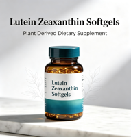 Gummies à la lutéine et à la zéaxanthine, complément alimentaire d'origine végétale, étiquette privée OEM