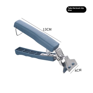 Juego de tres piezas para cocina: pinzas de silicona anti-quemaduras para tazones, soportes para cucharas y pinzas para ollas, multifuncional, de acero inoxidable. - Product Image 6