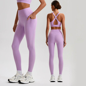 SHINBENE Hi Cloud 25" High Waist No Camel Toe Pocket Yoga Leggings Workout Gym <strong>Tights</strong> for Women - Product Image 4