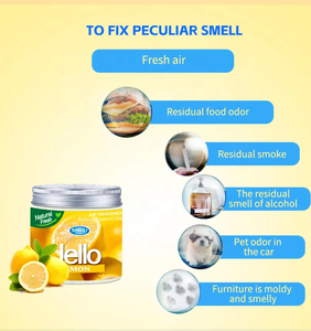 Ambientador de Aire para Auto Sameili Jello Gel, Alta Durabilidad, Aromatizador Metálico con Fragancia, Iluminación Ambiental, Eliminador de Olores para el Hogar - Product Image 5