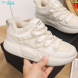 SeeMore-Botas de Nieve Cálidas con Forro Polar para <span class=keywords><strong>Mujer</strong></span>, Calzado Transpirable para Deportes al Aire Libre, Venta Al por Mayor - Product Image 4