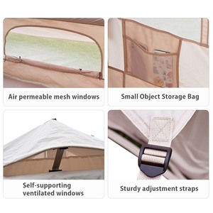 Carpa Inflable Automática para Glamping al Aire Libre Tomount, Plegable, Portátil, de Doble Capa, Personalizable, de Oxford, para Campamento - Product Image 5