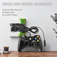 Manette de jeu filaire USB pour PC, aspect Xbox 360, vente en gros d'usine, pour Gampad et PC