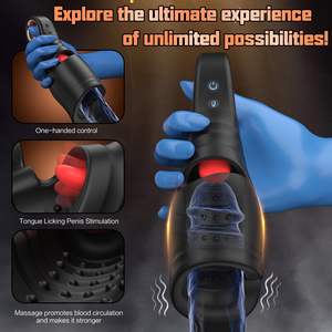 Masseur de gland vibrant à 10 fréquences, stimulateur oral pour homme, rechargeable par USB - Product Image 3