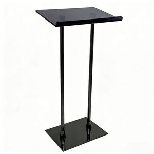 Support d'affichage moderne en acrylique sur mesure, directement de l'usine, autoportant, pour mariages, églises et événements, avec bord antidérapant - Product Image 1