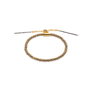 Fashion <b>Beaded</b> <b>Bracelet</b> 316L Stainless Steel PVD <b>Gold</b> Plating Sustainable Resistant - Product Image 2
