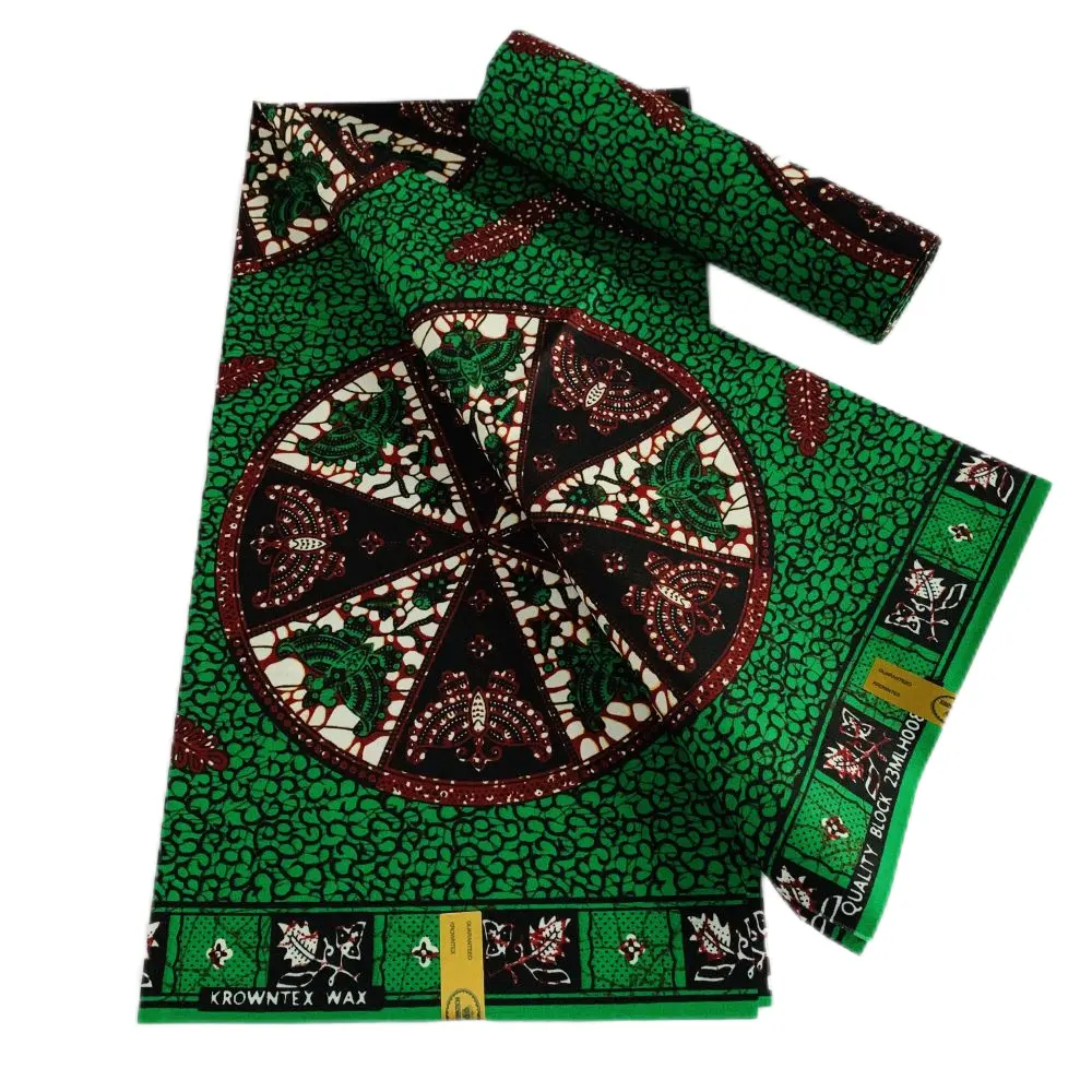 Wholesale new African wax fabric double-sided 90g polyester printed fabric African Ankara clothing batik fabric