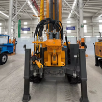 Foreuse portable pour puits de 200 m, machine de forage rotative diesel pour puits d'eau