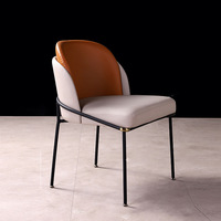 Design de luxe Restaurant Moderne Tables À Manger Et Chaises Ensemble Maison Café Loisirs Pu Élégant
