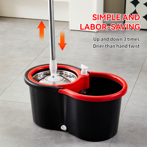 Bộ lau nhà xoay 360 độ siêu thấm hút bằng sợi microfiber, tốc độ vắt khô cao, bán chạy - Product Image 4