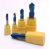 Fraise à queue en carbure monobloc de haute qualité HRC55/HRC45, 2 dents, 10 mm de tranchant, fraiseuse à face, outil CNC, revêtement AlTiN, OEM