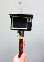 Set Aksesori Memancing Tahan Air Kamera Visual Sudut 120 untuk Joran Memancing di Danau/Sungai/Tambak/SUMUR