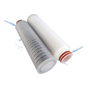 ไส้กรองแบบพันด้วยเส้นใย PE ขนาด 5/10/20/30/40 นิ้ว ผลิตในจีน ไนลอน 66 พร้อมเมมเบรน PP แบบจีบ - Product Image 1