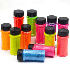 Pengiriman Gratis <span class=keywords><strong>2</strong></span> OZ Shaker Neon Chunky Glitter Sequin Fluorescent untuk Gelas Bola Salju Kerajinan DIY Tumbler - Product Image 1