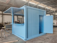 10ft 20ft Coloré Pop up Conteneur Café bar Restauration rapide Dépanneur modulaire à vendre