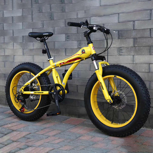 Mangusta uomo 21 velocità ingranaggi pieghevoli Beach Cruiser grasso pneumatico bicicletta freno a disco pedale in acciaio materiale forcella ciclismo vendita - Product Image 4