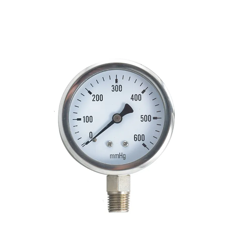 40mm 50mm 60mm 100mm Stainless Steel Case Bourdon Tube Pressure Manometer Medical Pressure Gauge