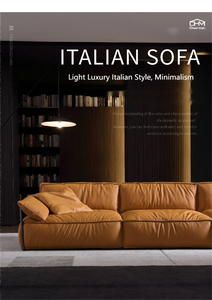 طقم أريكة مقطعية على الطراز الأمريكي الحديث تصميم كلاسيكي لمنزل ريفي من الجلد الأصلي أثاث غرفة معيشة للشقق - Product Image 2