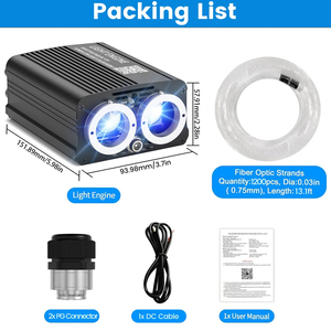 <span class=keywords><strong>Kit</strong></span> de Projecteur d'Étoiles Filantes <span class=keywords><strong>Ciel</strong></span> <span class=keywords><strong>Étoilé</strong></span> pour Plafond Télécommandé, Lumière Optique à Fibre Diode pour Éclairage Intérieur de Voiture - Product Image 5