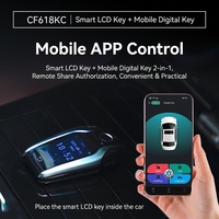 Accessoires de tuning automobile professionnels de haute qualité, nouveau système 2026, clé de voiture intelligente avec écran LCD, 4 boutons, charge filaire, autonomie de 30 jours
