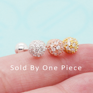 Più Gemme Zircone Cubico Sfera <span class=keywords><strong>Helix</strong></span> In Avanti Cartilagine Orecchino Piercing <span class=keywords><strong>argento</strong></span> - Product Image 2