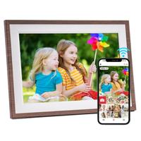 Cadre intelligent de luxe 10.1 "32G WiFi ensemble cadeau d'affichage de photo cadre tactile