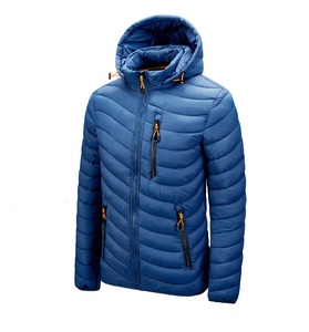 Vestes à capuche rembourrées à la main pour homme, Logo personnalisé, veste bouffante unisexe pour homme, nouvelle collection - Product Image 1