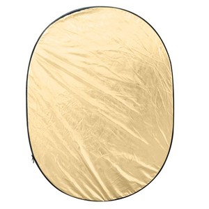 Bon réflecteur de lumière 5 en 1 ovale pliable multi-disques avec sac translucide, argent, or, blanc et noir pour la <span class=keywords><strong>photographie</strong></span> - Product Image 5