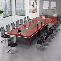 Ensemble de bureaux de conférence XTHYZ-068 Xitian en panneaux de bois pour hôtels et écoles, design moderne pliable, couleurs personnalisables, mobilier de bureau