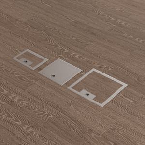 Boîtier de sortie au sol en acier inoxydable IP66 avec couvercle encastré pour installation de luxe dans les bureaux et les hôtels - Product Image 6