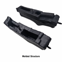 4G0823721 4G0823722 Bloc de protection en mousse pour compartiment moteur compatible avec Audi A6 C7 2012-2018 Pièces de rechange automobiles