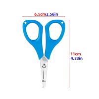 Ciseaux de pêche Hirisi en acier inoxydable pour couper la ligne tressée PE, accessoires de pêche à la carpe JD10