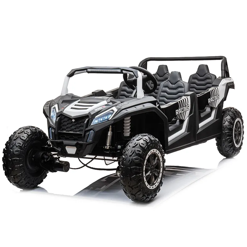 รถบิ๊กโร้ดสำหรับเด็กนั่งบนรถ24V สำหรับ12ปีรถวิบาก4WD 4x4 UTV พร้อม4ที่นั่ง