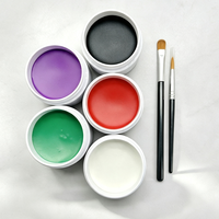 Peinture pour le visage et le corps à base d'huile, écologique, non toxique, 5 couleurs, faible MOQ, pour enfants et adultes, 50g, OEM/ODM disponible, vente chaude