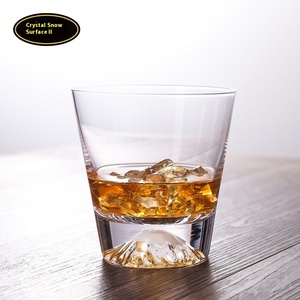 Vaso de Whisky de Cristal Hecho a Mano con Base Gruesa, Diseño de Lujo <span class=keywords><strong>Monte</strong></span> <span class=keywords><strong>Fuji</strong></span>, Vaso para Brandy y Scotch para Bar, Hotel, <span class=keywords><strong>Restaurante</strong></span>, Venta al por Mayor - Product Image 1