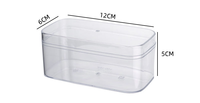 Boîtes de conservation alimentaire transparentes en PS moulé par injection, hermétiques, pour gâteaux, biscuits, tiramisu, pâtisserie, avec logo OEM personnalisé, différentes tailles disponibles