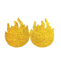Couleur authentique Sexy Femmes Jetable Réutilisable Polyester Nipple Pasties Imprimé Lingerie Tape Nipple Cover