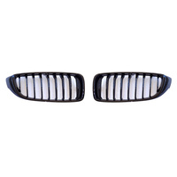 Pièces de rechange OEM en plastique ABS noir brillant pour l'extérieur de la voiture, accessoires de calandre avant pour BMW F32 2013-2015 2016-2018