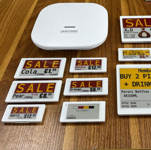 Étiquettes de rayon électroniques 2,4 GHz E Ink API BLE Bluetooth, affichage 2,9 pouces SPI EPD ESL, étiquettes de prix numériques E Ink E-Paper - Product Image 1