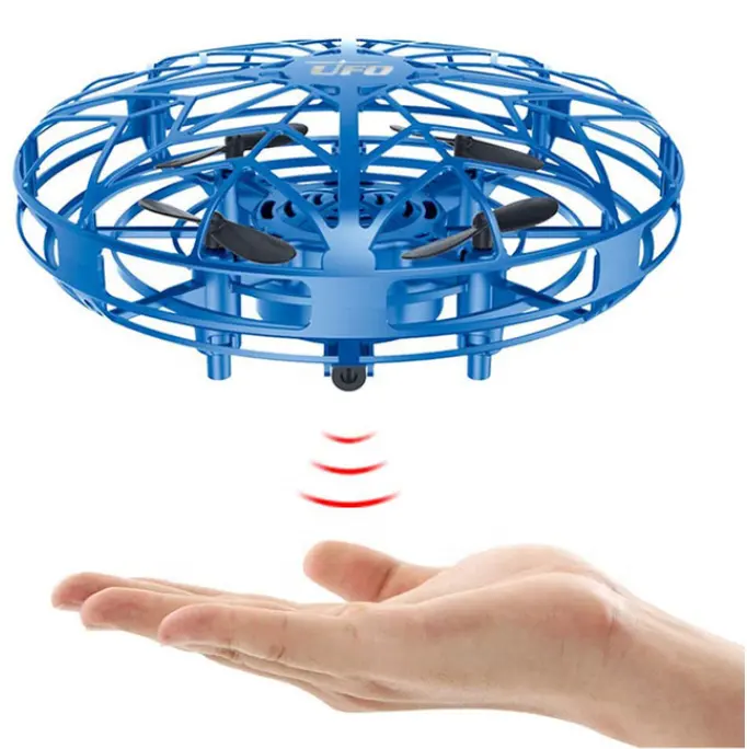 Antik ollision Flying Helicopter Magic Hand UFO Flying Aircraft Drohnen spielzeug Elektrisches elektronisches Spielzeug LED Mini Induktion für Weihnachten