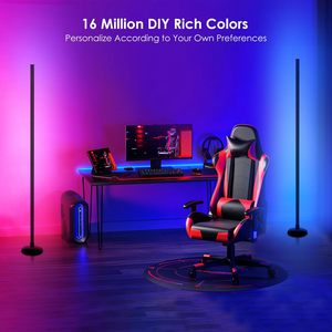 Luxury Modern LED Floor <b>Lamp</b> with <b>Remote</b> <b>Control</b> Smart Lighting for Home Decor in Living Room Bedroom Game Room - Product Image 3