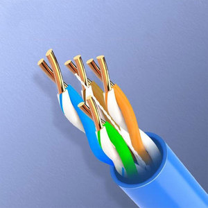 สายอีเธอร์เน็ต Cat5e ความเร็วสูง ทองแดงปราศจากออกซิเจน สายแลนกิกะบิต สำหรับกล้องวงจรปิดภายนอกอาคาร POE งานวิศวกรรม - Product Image 2