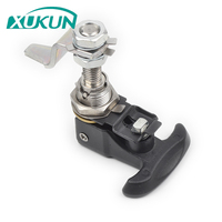 Poignée en T en alliage de zinc pour véhicule lourd XK127, boîte à outils, loquet de compression pliable
